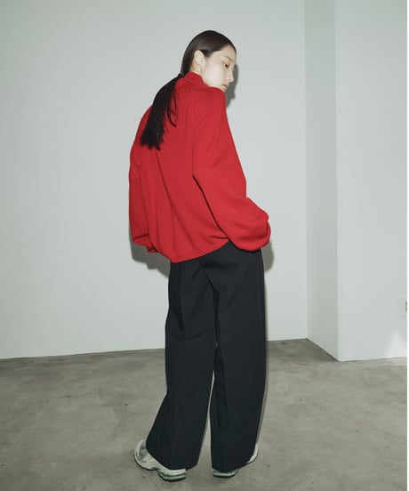 【FINE】straight-leg trousers/2color/3size