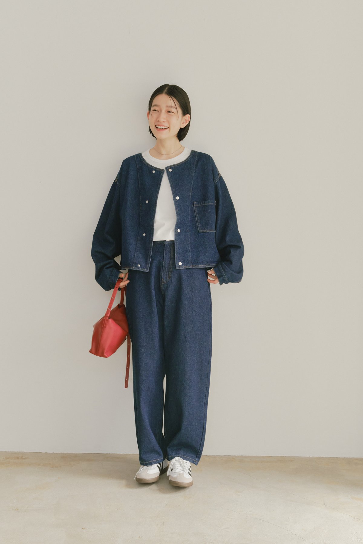 デニムジャケット fashiru oversized denim jacket/2color（setup対応） | F A S