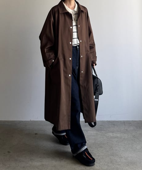 soutien collar coat - middle/3color