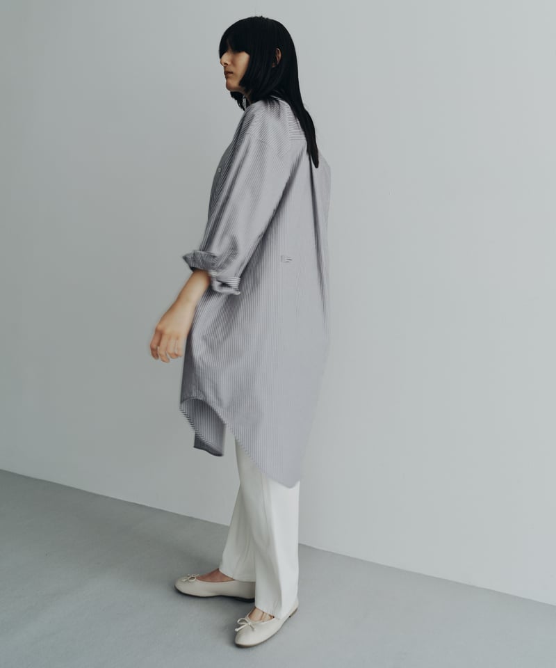center twist gather shirt OP | F A S H I R U center twist gather shirt OP | F A S H I R U