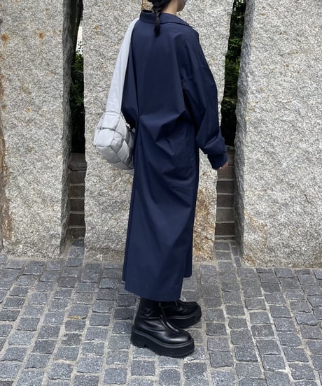 waist design shirt dress/2color