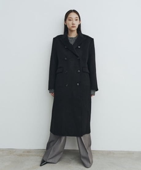 【FINE】wool chesterfield coat/2color