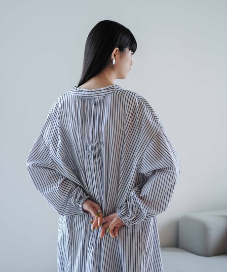 stripe gather OP/2color
