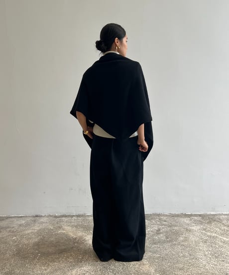 【FINE】triangle wool shawl