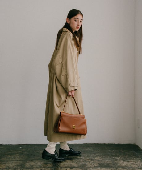 soutien collar coat -long-【綿100%】
