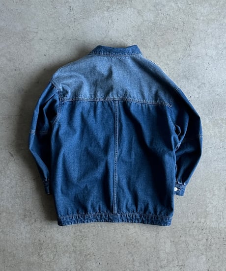 gradation denim jacket/2color