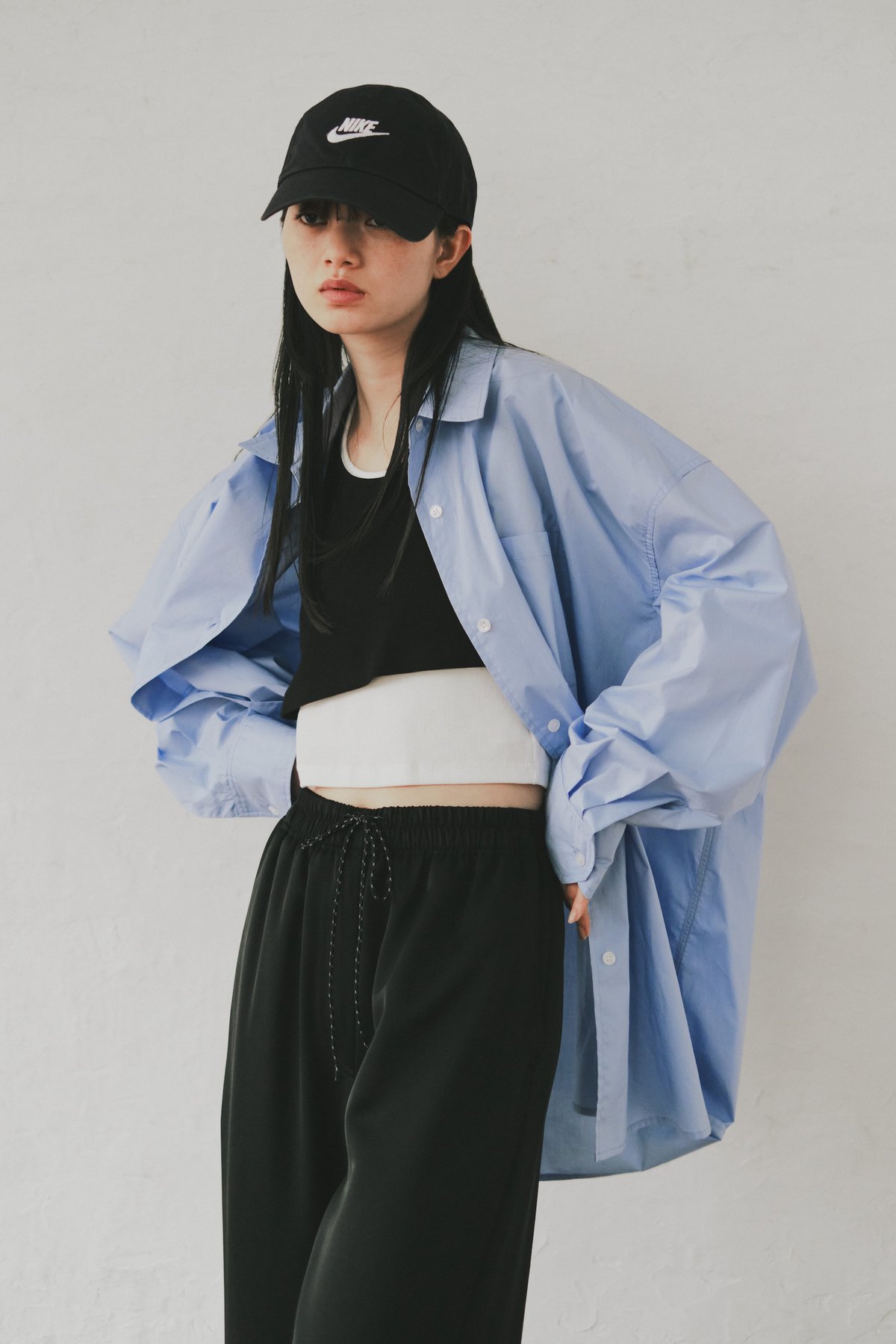S bicolor layered tops