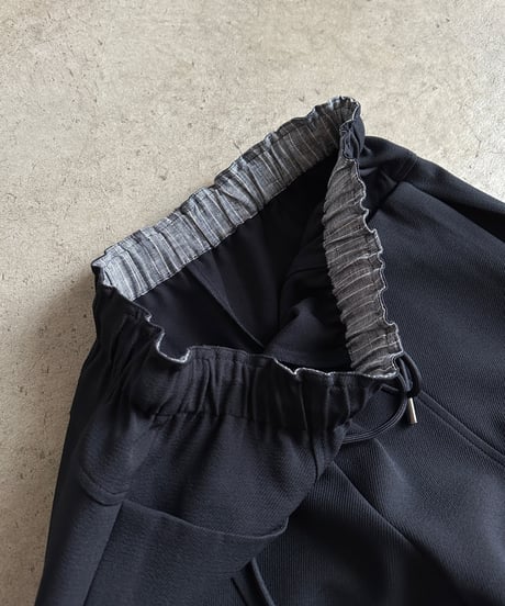 【FINE】dual fabric curve slacks/2size （セットアップ対応）