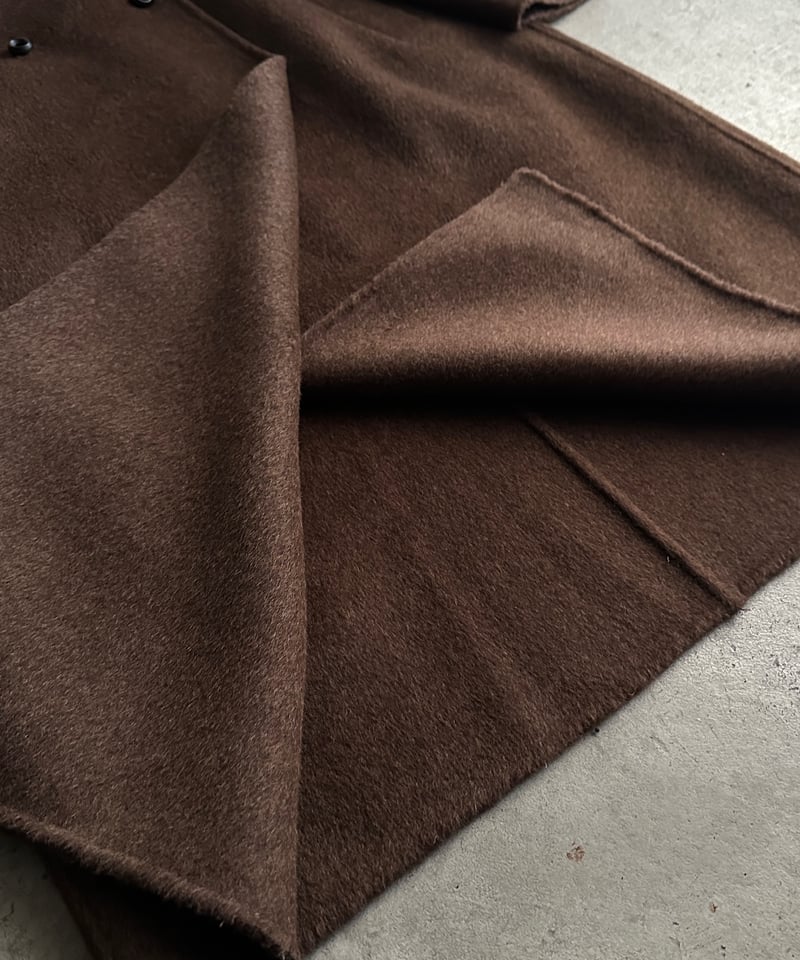 double face wool stand collar coat/2color | F A