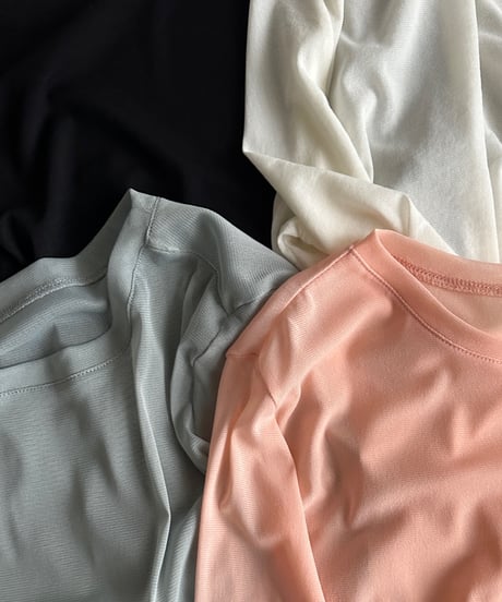 power net sheer pullover/4color