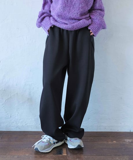 line curve sweat pants/2color