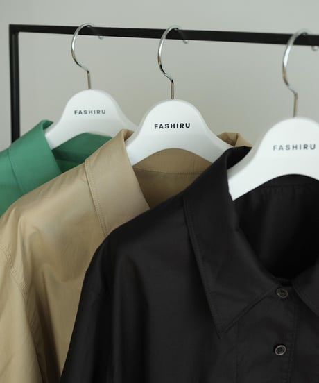 cropped square shirt/3color