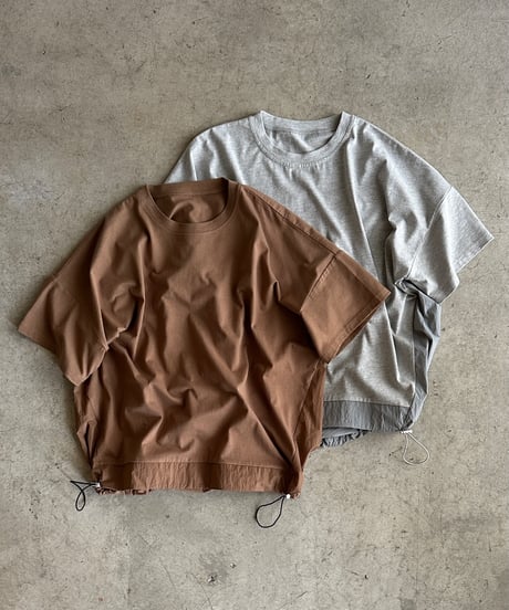 【NEW COLOR】back switching drawst pullover/2color