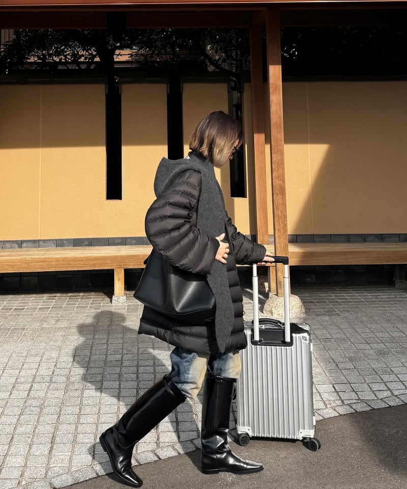 knit hood muffler/3color | F A S H I R U