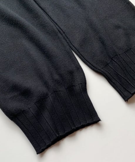 wool blend knit pants/2colors