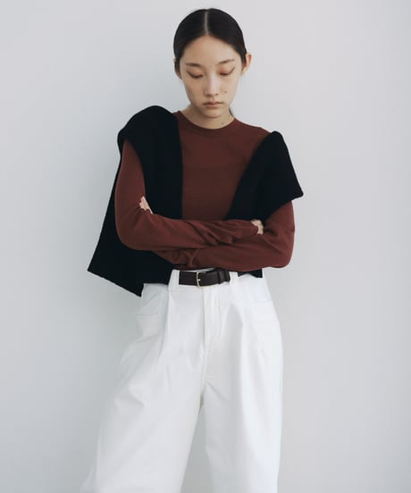 【FINE】basic long cut sew/4color