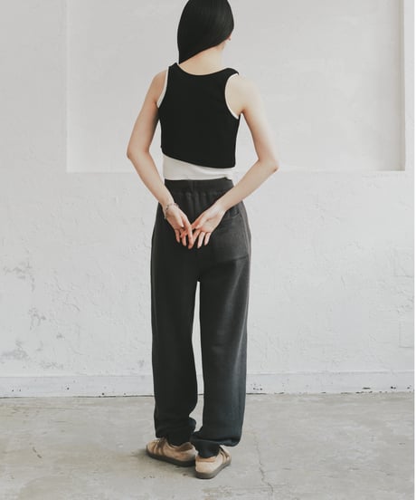 bicolor layered tank top