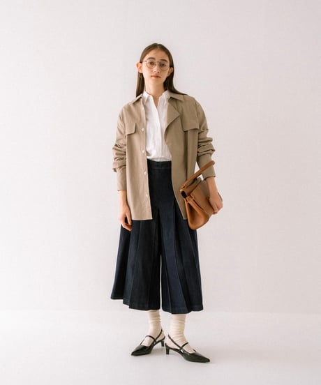 check design shirt jacket / 2color