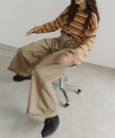 border knit polo
