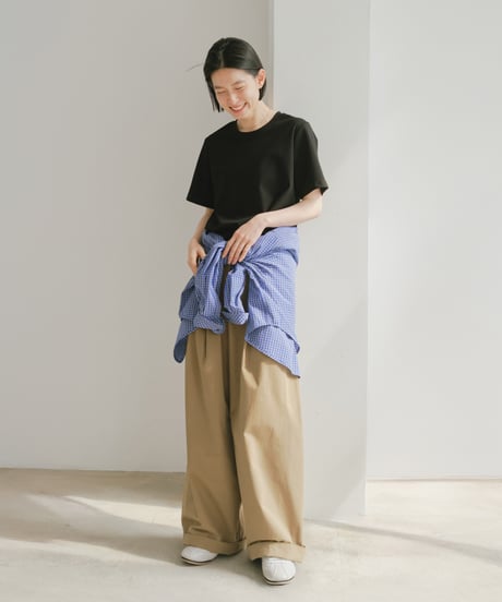 bias pocket check shirts(lightweight)【original color】/2color