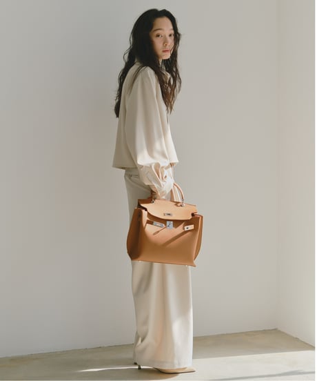 cropped drape shirts（セットアップ対応)/2color