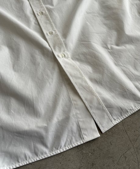 【FINE】back button tunic shirt