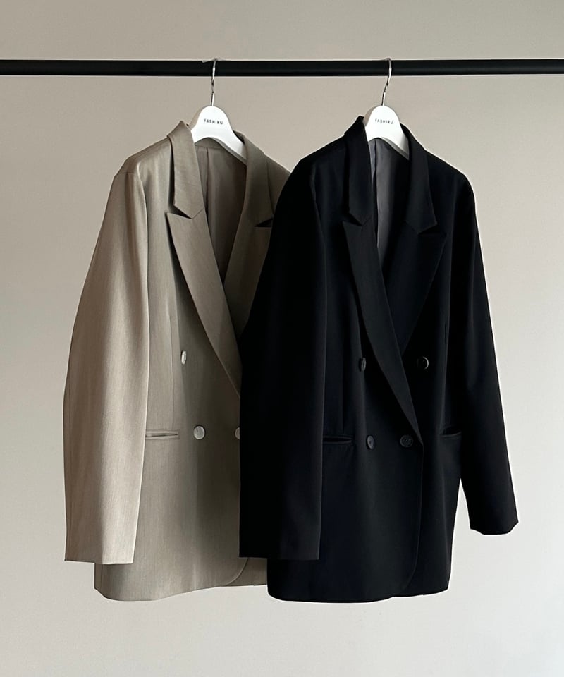 fashiru ジャケット twill double jacket/2color | F A S H I R U