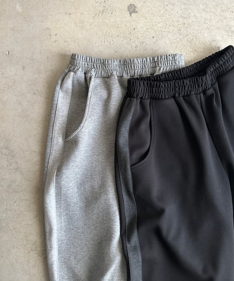 line curve sweat pants/2color