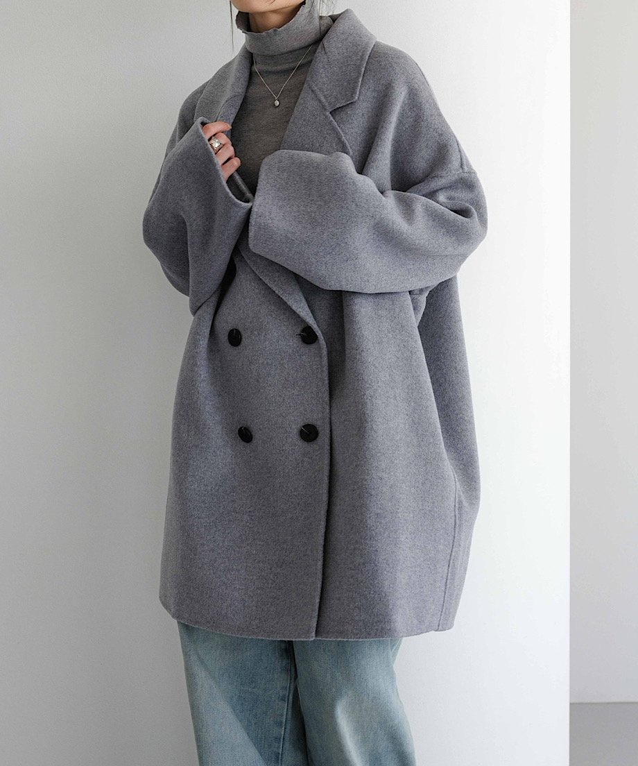 wool double face coat/2color | F A S H I R U