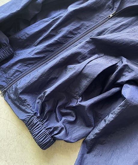 nylon track jacket/2colors