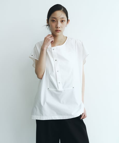 【FINE】square flap blouse