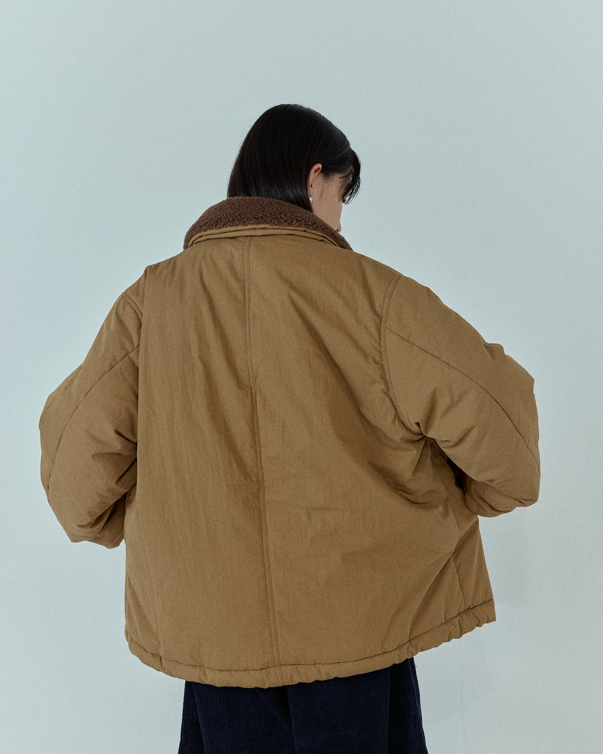 boa collar puffer JK/2color | F A S H I R U