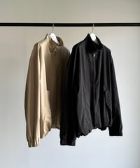 cotton stand collar blouson/2color