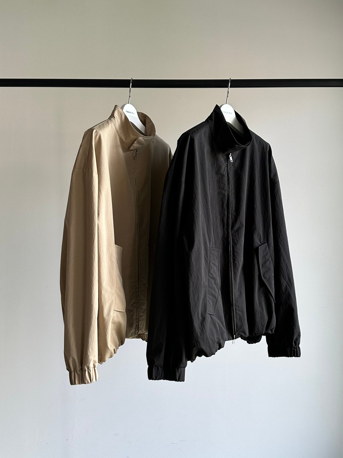 cotton stand collar blouson/2color | F A S H I R U