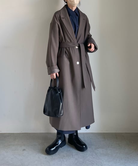 waist design shirt dress/2color
