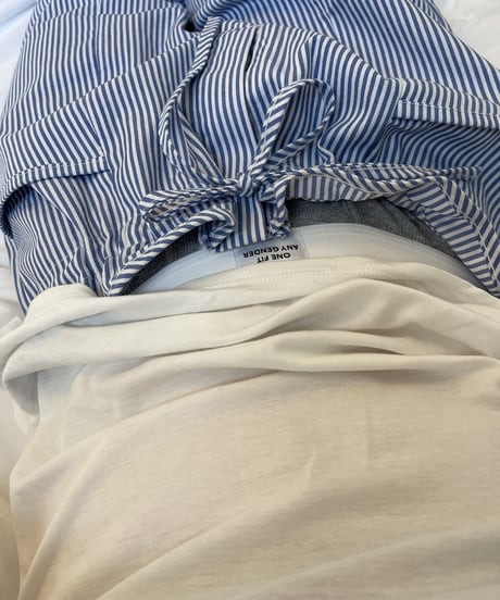 stripe easy pants