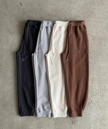 吊り裏毛 sweat pants （set up対応）/4color/2size