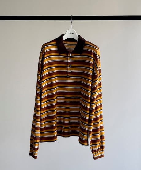 border knit polo