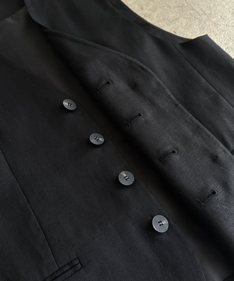 【FINE】tencel front layered vest