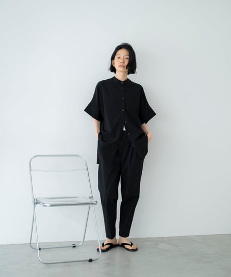 band collar shirt （UV/feeling cold/waterproof）