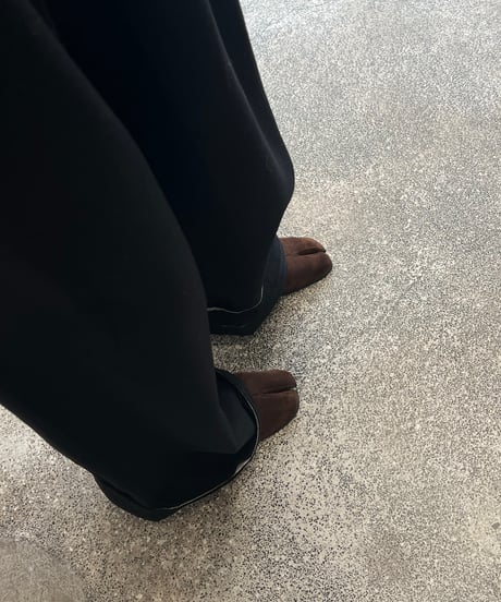 【FINE】layered waist wool pants/3color/2size