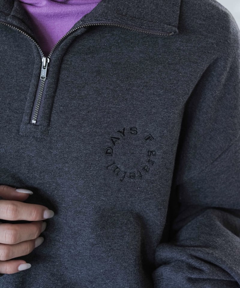 half zip sweat(japan made)/3color | F A S H I R U half zip sweat(japan made)/3color | F A S H I R U