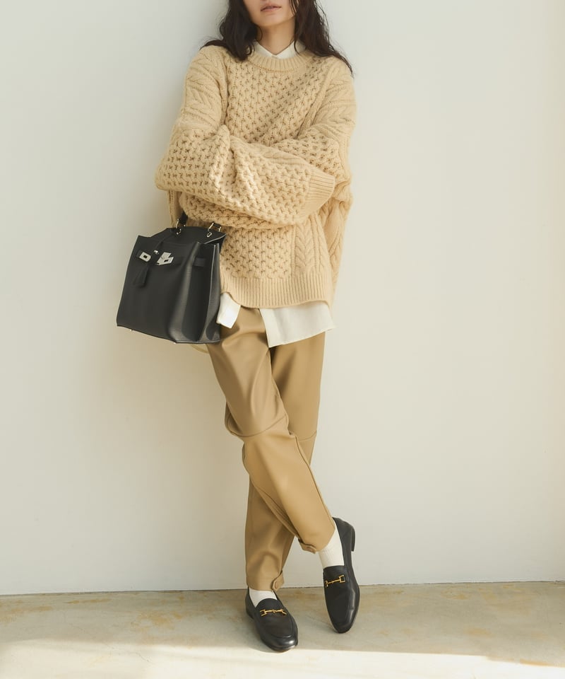 fake leather pants/3size | F A S H I R U