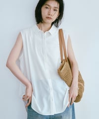soft sleeveless airy blouse