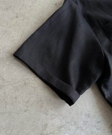 【FINE】tencel linen shirt dress