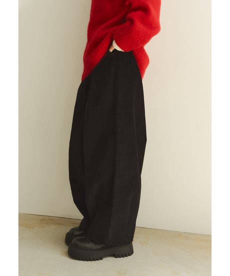 corduroy wide pants/3color