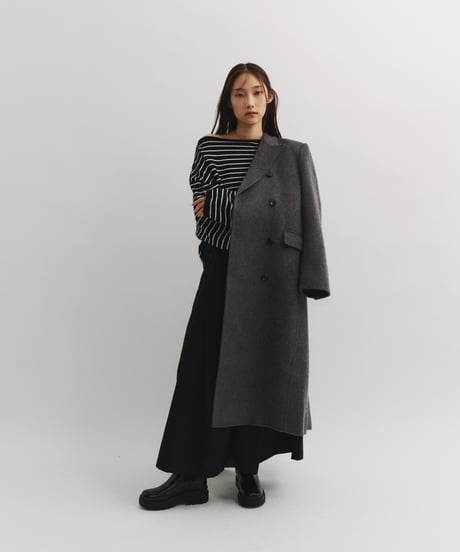 【FINE】border knit pullover