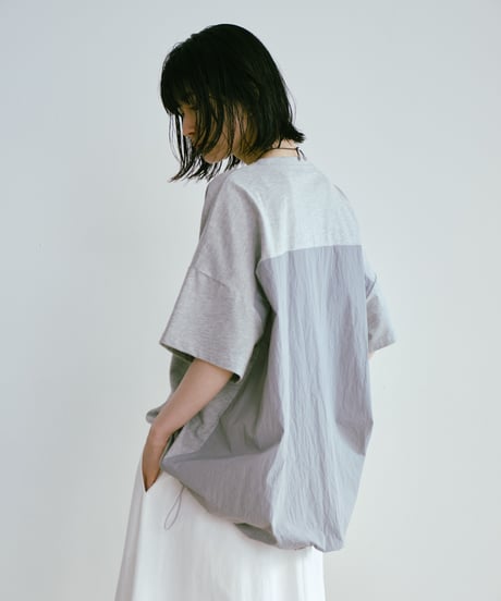【NEW COLOR】back switching drawst pullover/2color