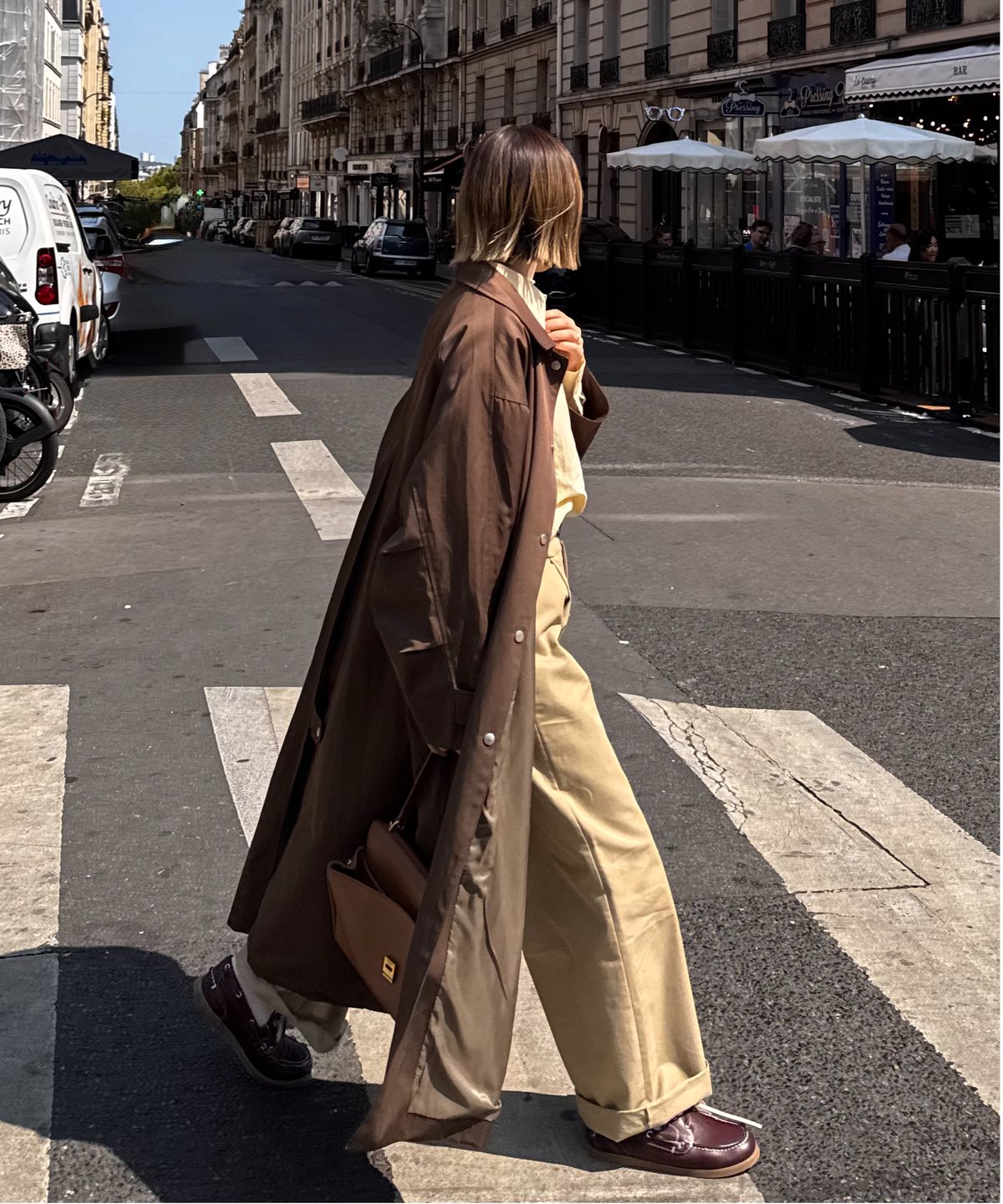 きのこ　FASHIRU ステンカラーコート soutien collar coat - long/3color | F A S H I R U