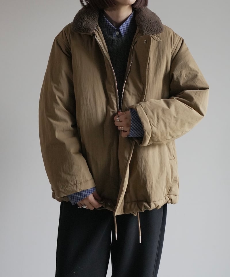 FASHIRU boa collar puffer JK